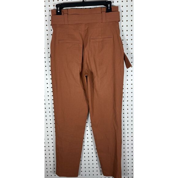 A.L.C Davis High-waist Belted Pants In Deep Amber size 4 - Picture 5 of 8